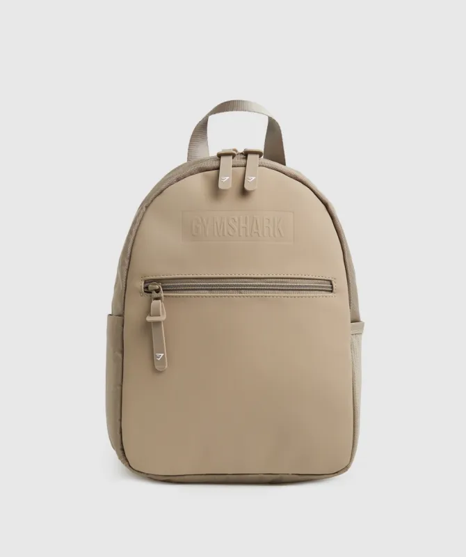 Gymshark Everyday Mini Backpack - Cement Brown sold by Gymshark
