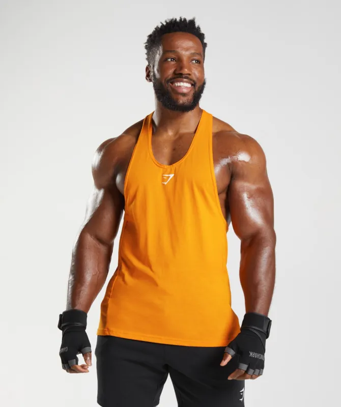Gymshark React Stringer - Sunburst Orange sold by Gymshark