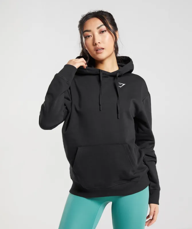 Gymshark Training Oversized Hoodie - Black sold by Gymshark