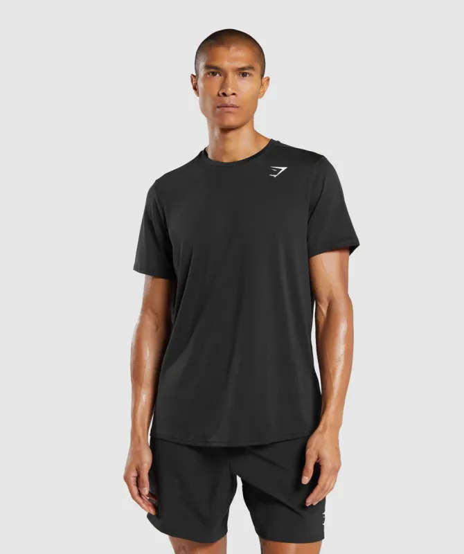 Gymshark Arrival Regular Fit T-Shirt - Black sold by Gymshark