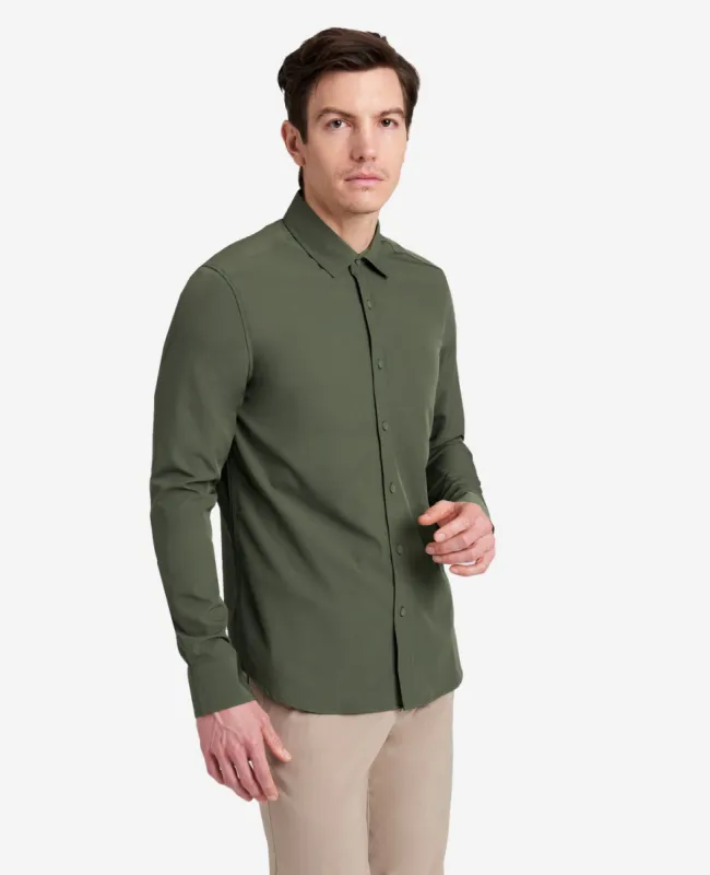 Stretch Solid Button-Down Shirt sold by Kenneth Cole