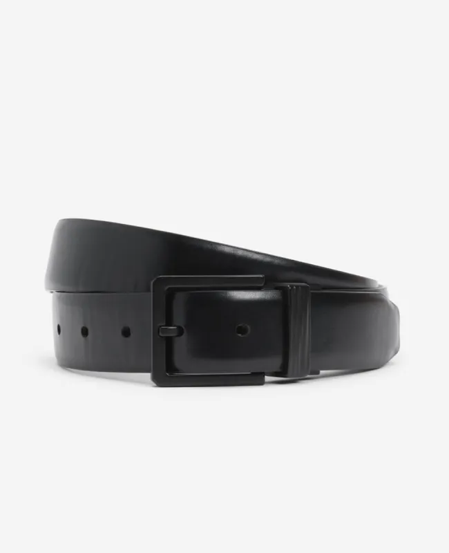 Reversible Textured Buckle Belt with Stretch Technology sold by Kenneth Cole