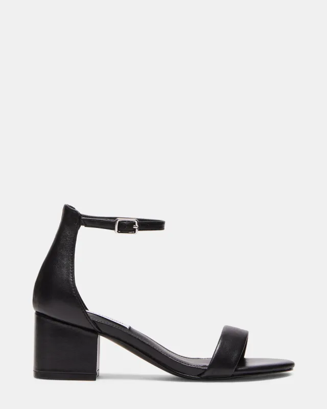 IRENEE BLACK LEATHER sold by Steve Madden