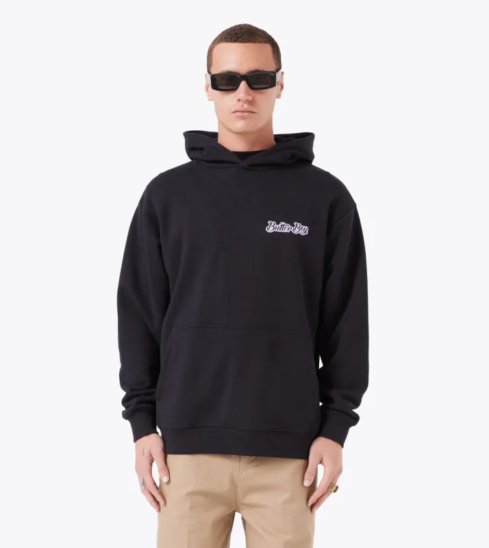 Cookies Orgo Hood Sweat Black sold by Zanerobe