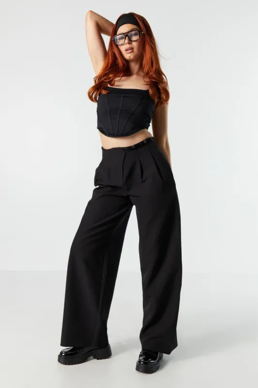 Pantalon habillé à enfiler à jambe large sold by Urban Planet
