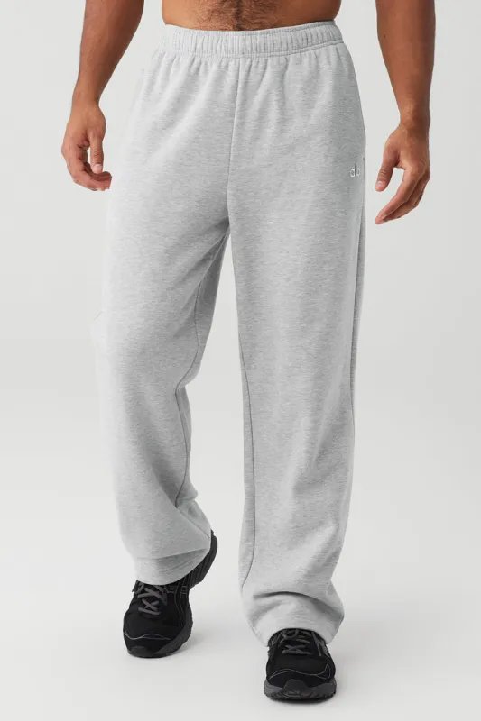 Alo Yoga Accolade Straight Leg Sweatpant - Athletic Heather