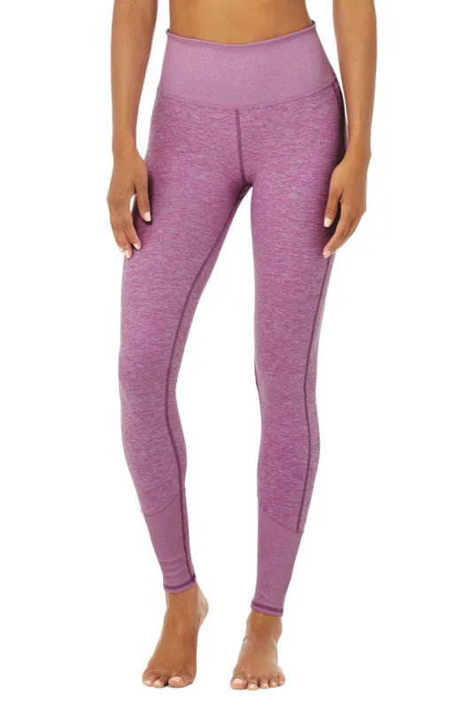 【海外限定】alo High-Waist Alosoft Lounge Legging レギンス High-Waist Alosoft Lounge Legging - Black | ALO