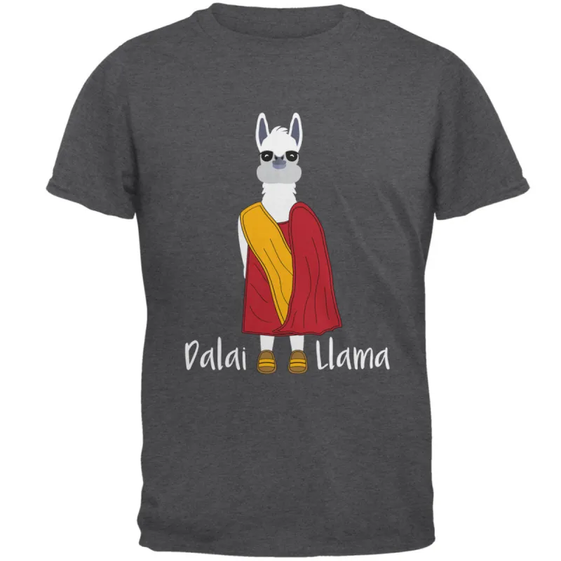 Funny Dalai Lama Llama Pun Mens T Shirt sold by Old Glory