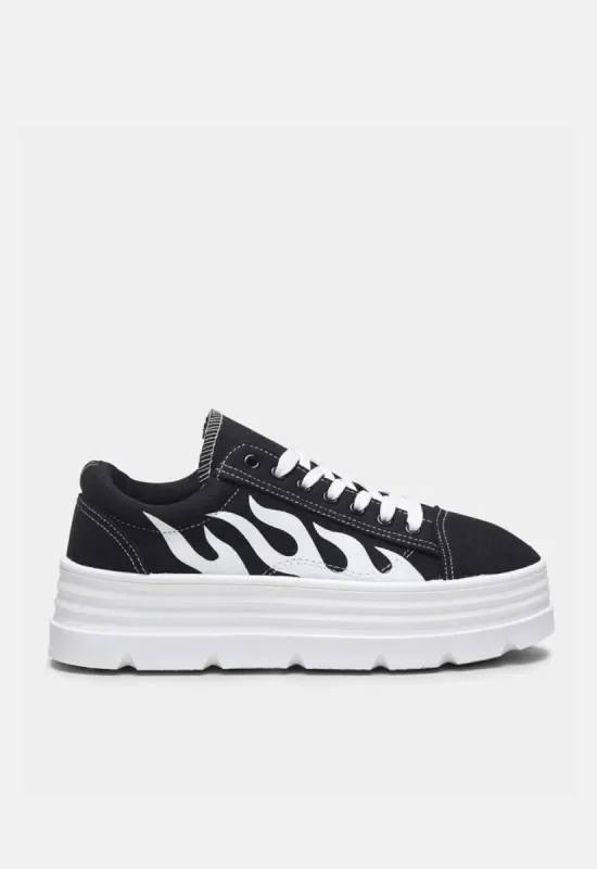 Furies Flames Chunky Trainers sold by Damaged Society