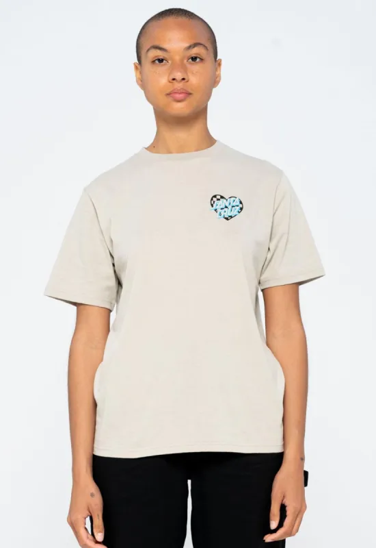 Heart Dot Check T-Shirt sold by Damaged Society