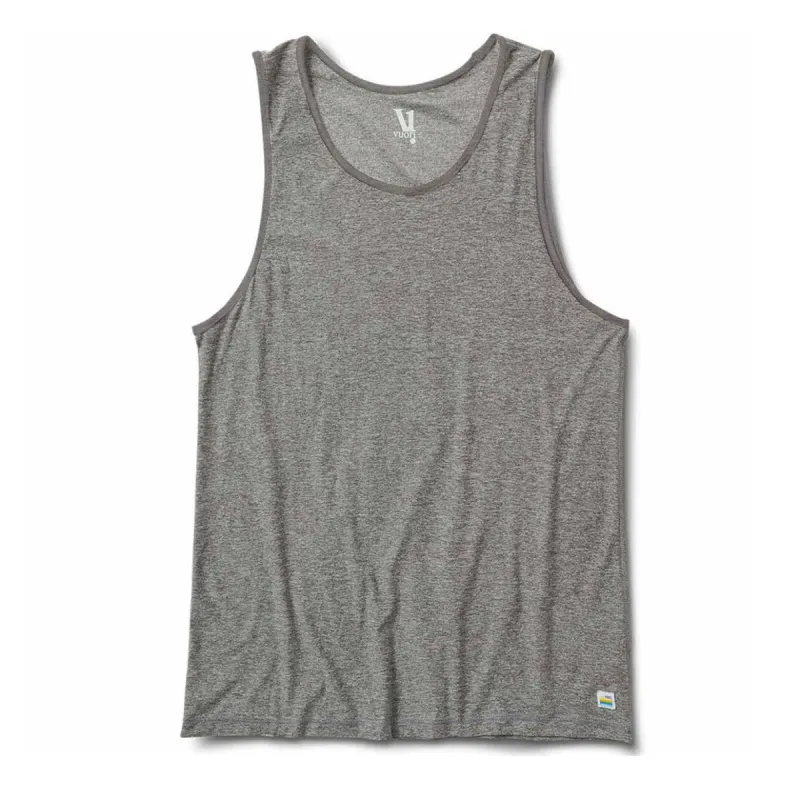 Strato Tech Tank | Heather Grey sold by Vuori