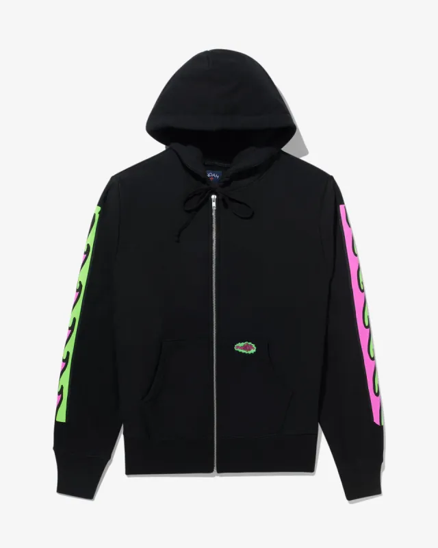 トップス NOAH - Corduroy Hoodie-BLK SS191FW24_GLITTER_HOODIE_0050_