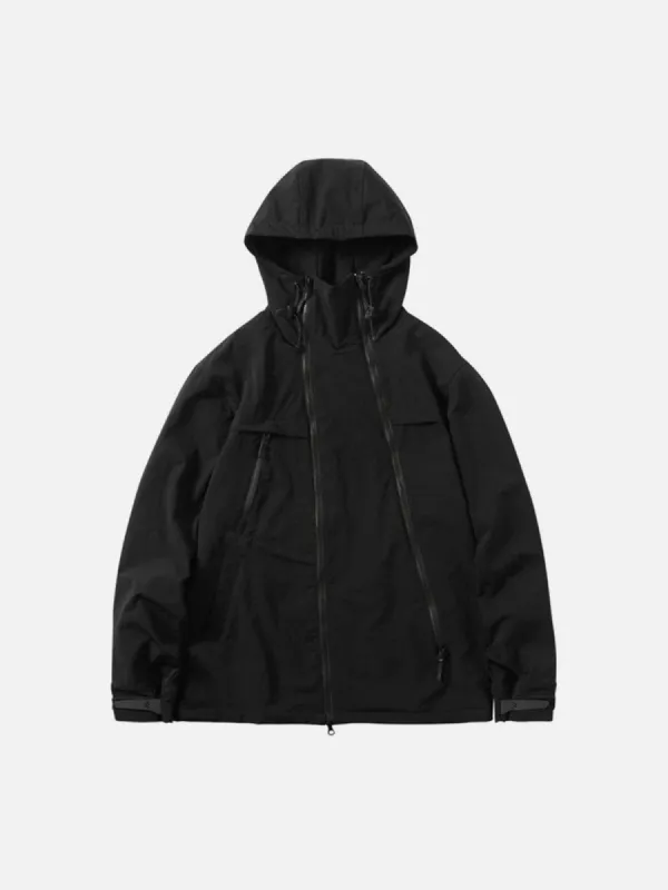 Cyberpunk Function Multi-zip Jacket sold by Yugen Theory