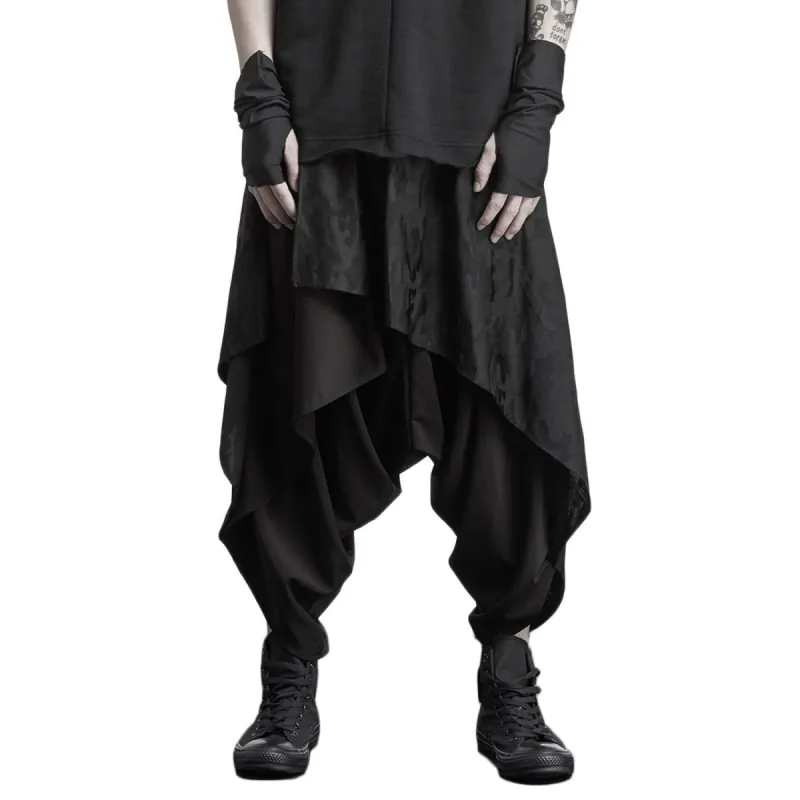 Dark Punk Folds Harem Pants sold by Yugen Theory