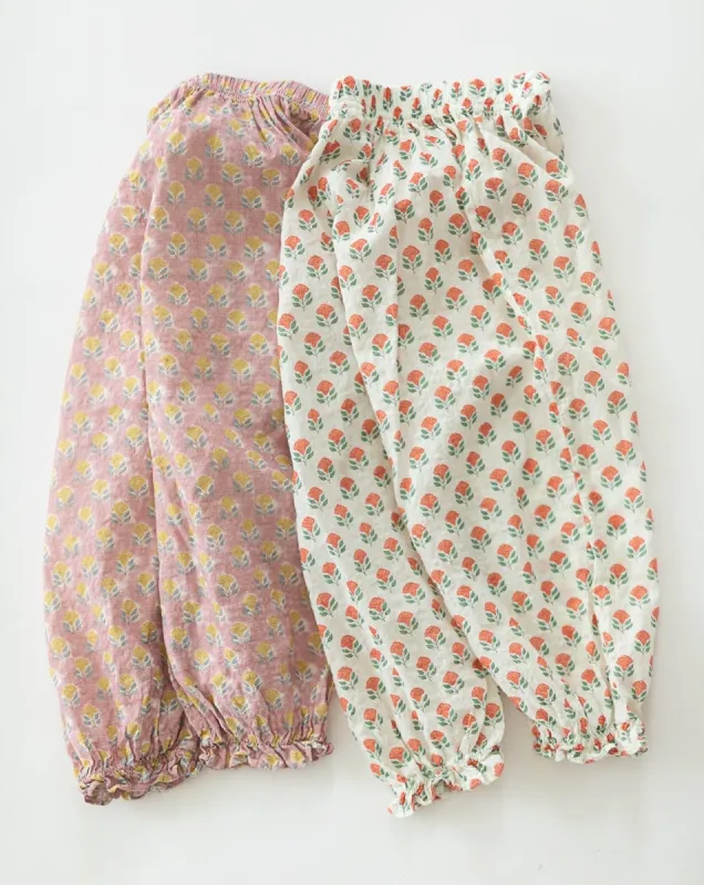 flower wide pant sold by Kindly