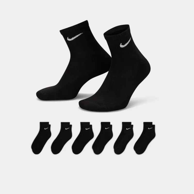 Nike Everyday Cushioned Ankle Socks Black / White sold by JD Sports