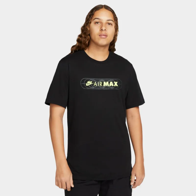 Nike Sportswear Air Max T-shirt Black / Volt | Parallel