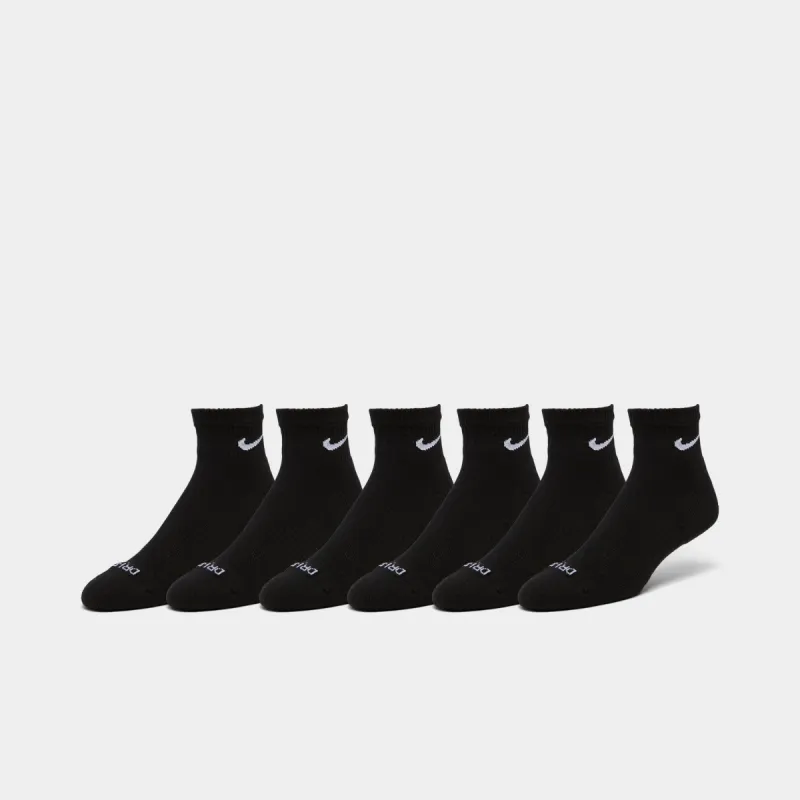 Nike Everyday Plus Cushioned Training Ankle Socks (6 Pack) Black / White sold by JD Sports