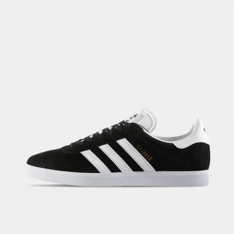 adidas Originals Gazelle Core Black / White - Gold Metallic sold by JD Sports