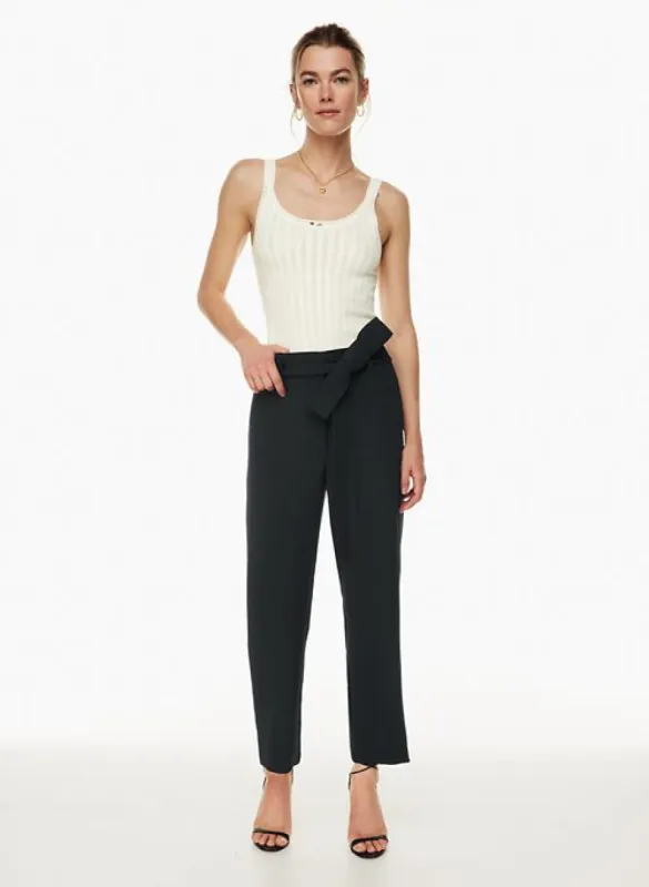 tie-front pant sold by Aritzia