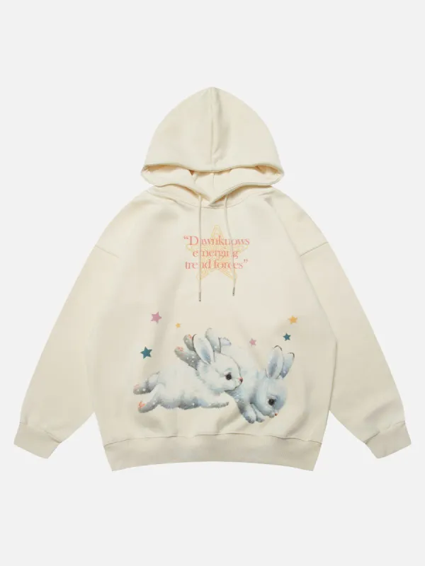 【Aelfric Eden】Cute Bunny スウェット シャツ Aelfric Eden】Cute Bunny スウェット シャツ