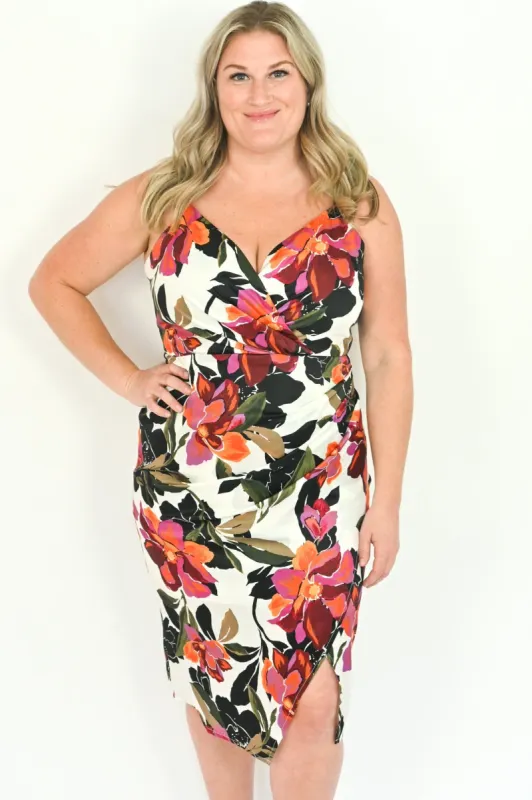 Floral Wrap Dress sold by Valencia Boutique