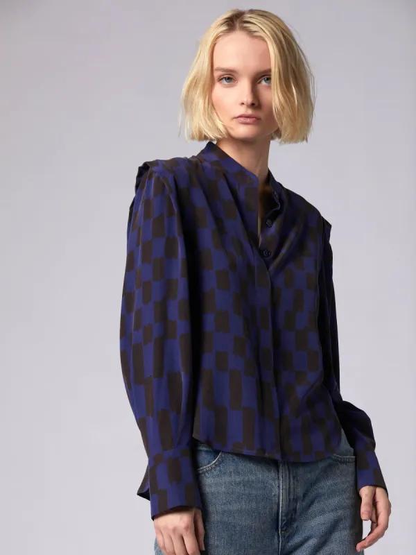 Eloise Long Sleeve Silk Top sold by Equipment