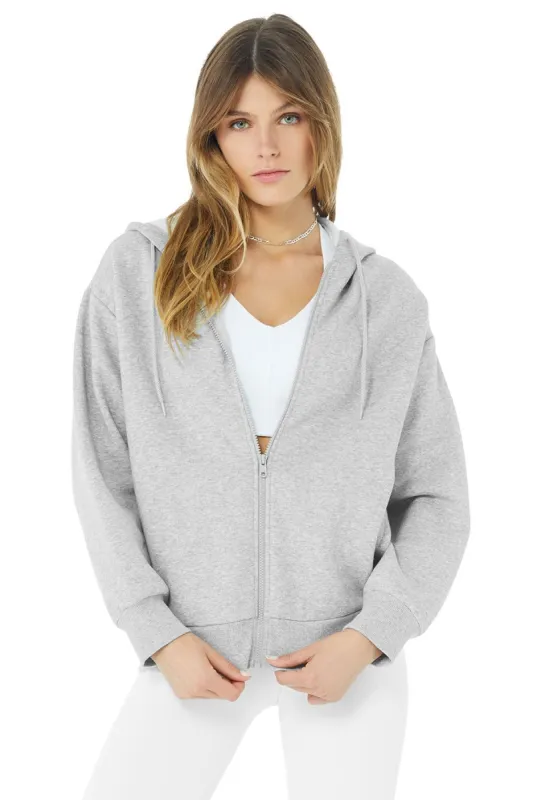 Hype Full Zip Hoodie - Athletic Heather Grey | Parallel