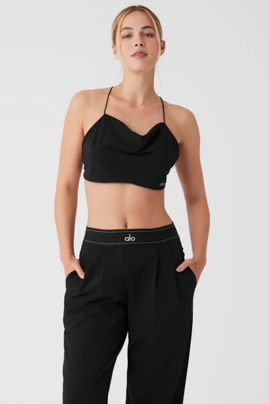 Cropped Megastar Tank - Black sold by Alo Yoga