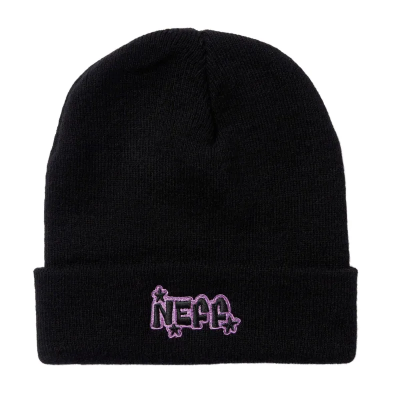 OUTBURST CUFF BEANIE - BLACK sold by Neff