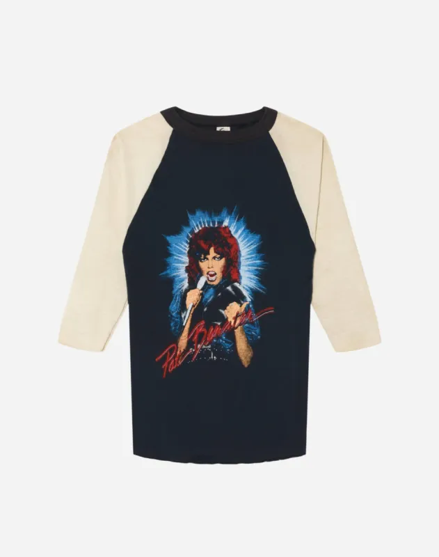 80s Pat Benatar Raglan Tee sold by Re/Done