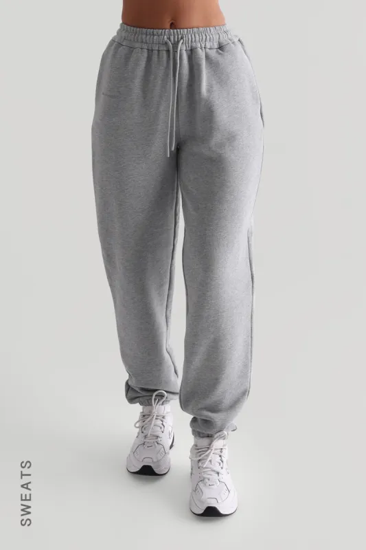 Jogger Fit Sweatpants - Heather Gray sold by My outfit online