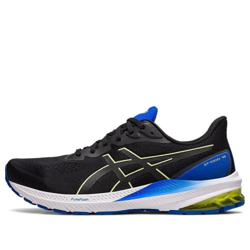 ASICS GT 1000 12 'Black Blue Yellow' 1011B631-002 sold by KicksCrew