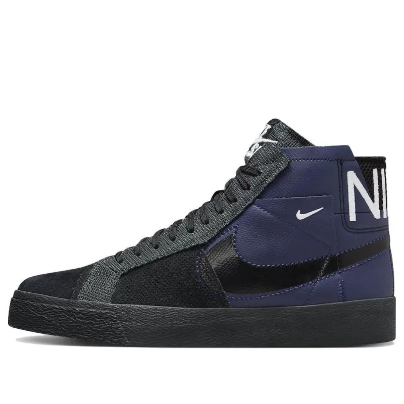 Nike SB Blazer Mid Premium 'Black/Navy' FD5113-400 sold by KicksCrew