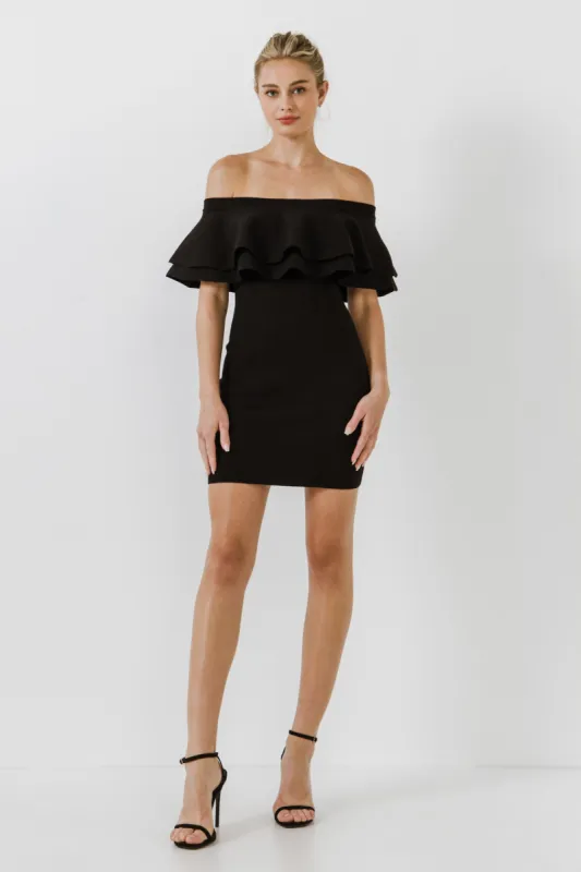 Off The Shoulder Mini Dress sold by Endless Rose