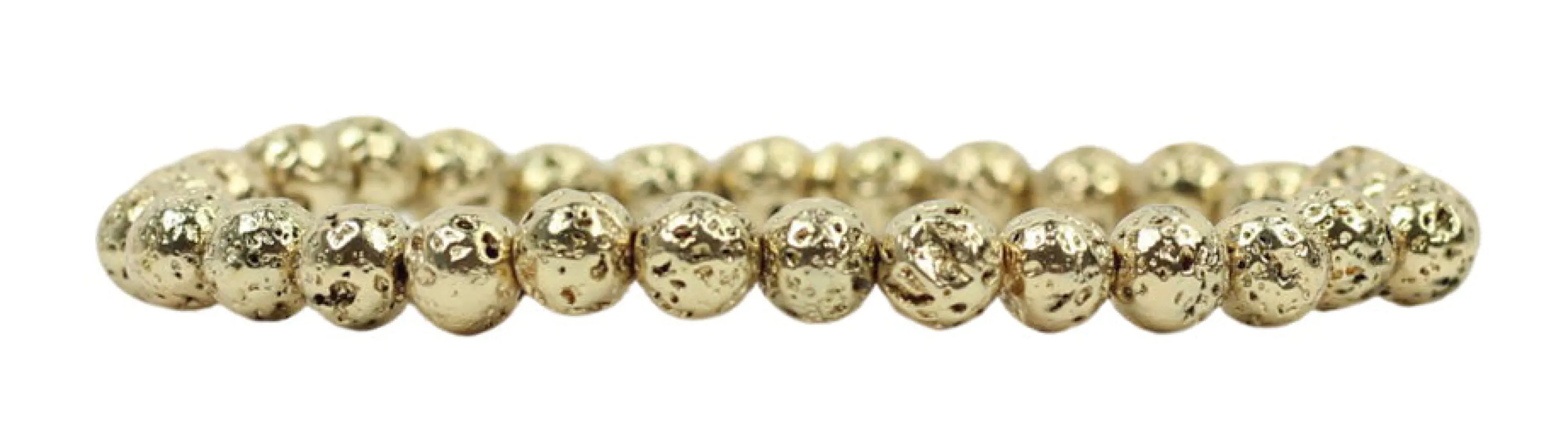 Stacker Stretch Bracelet - Gold Lava sold by Bourbon and Bowties