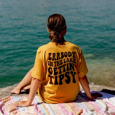 Errbody In The Lake Gettin' Tipsy Lightweight Tee sold by Ally and Rae