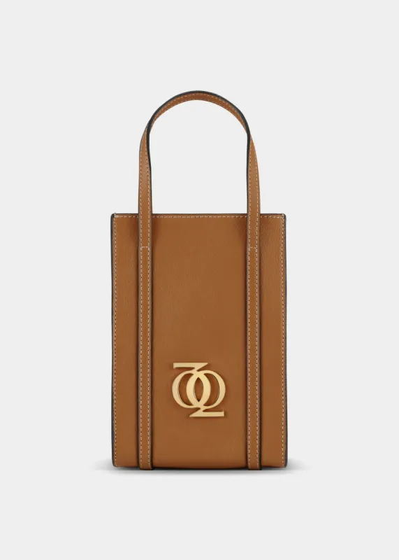 MINI TOTE COGNAC sold by God Saves Queens