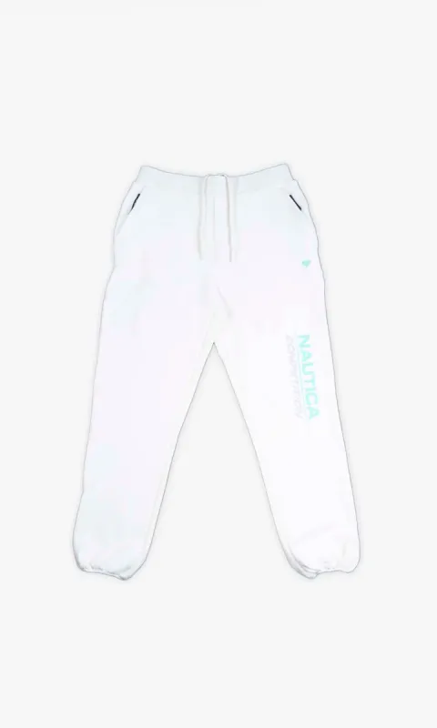 Nautica Logo Sweatpants - White sold by Diamond Supply Co.