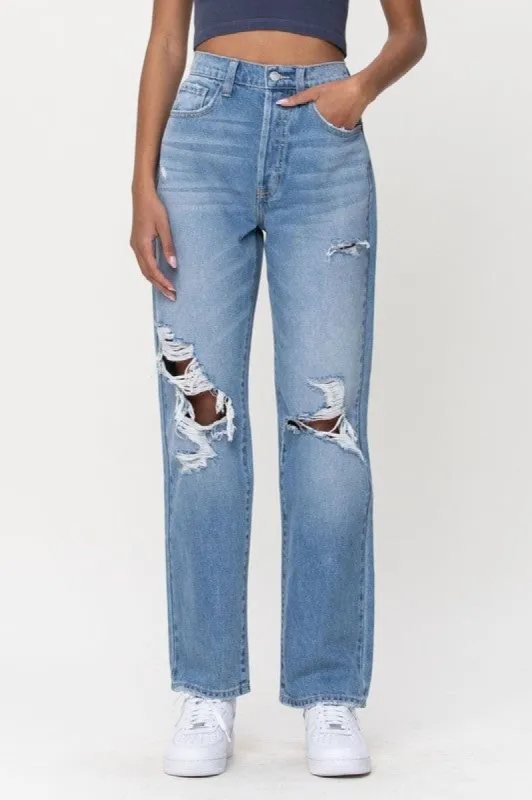 High Rise Mom Jean sold by Valencia Boutique