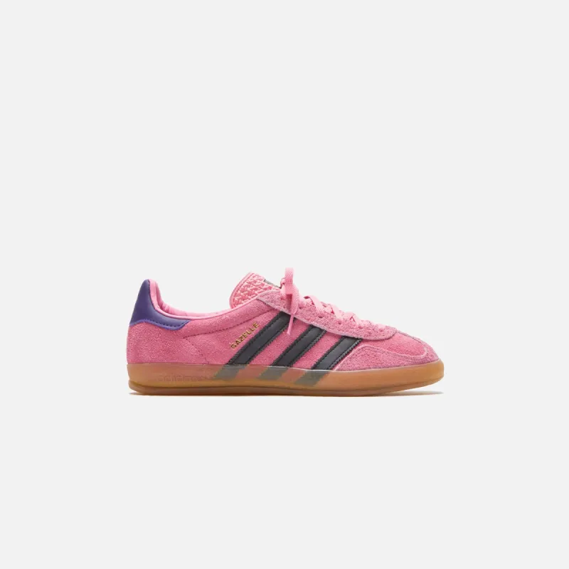 adidas WMNS Gazelle Indoor - Bliss Pink / Core Black / Collegiate Purple sold by Kith