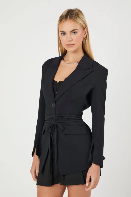 Blazer avec découpes et ceinture sold by Urban Planet