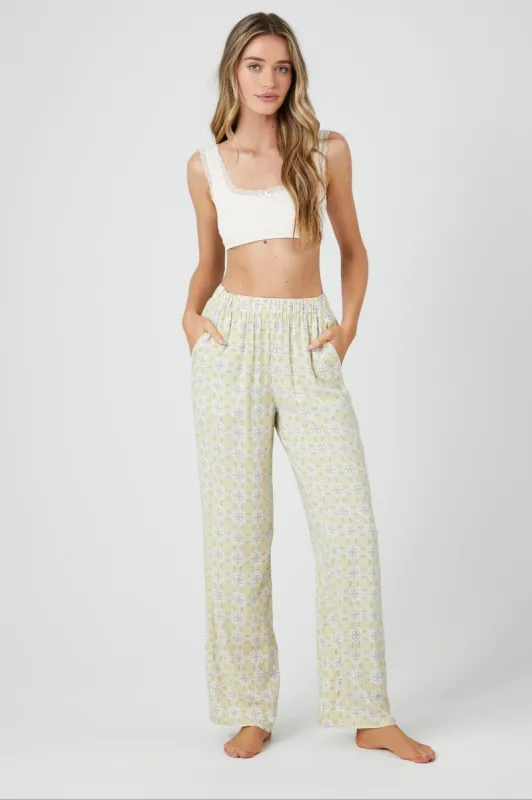 Pantalon de pyjama avec motif géométrique sold by Urban Planet