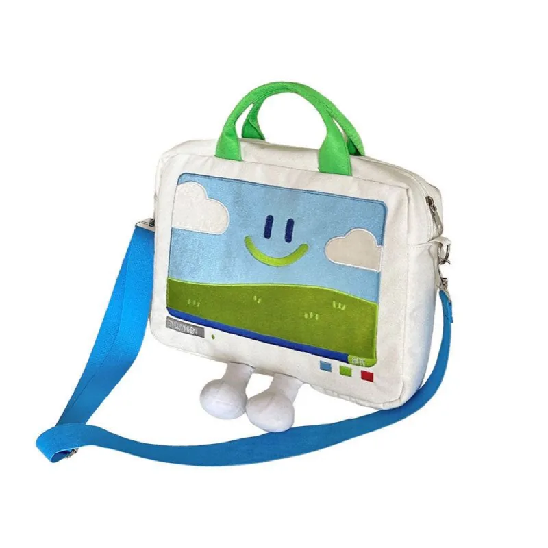 Windows XP Aesthetic Embroidery Handbag sold by Streetwear Society