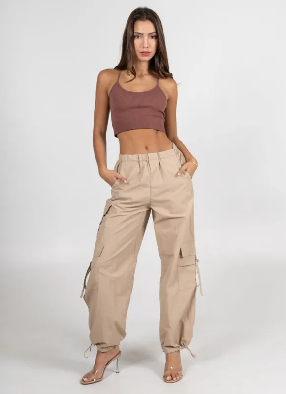 Parachute Cargo Pants sold by C’est Moi