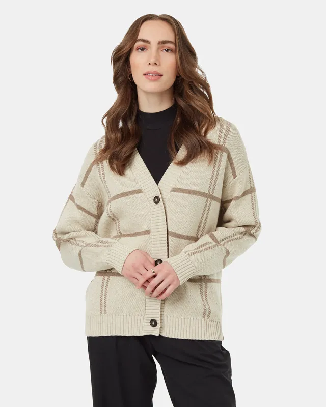 Highline Jacquard Cardigan sold by tentree