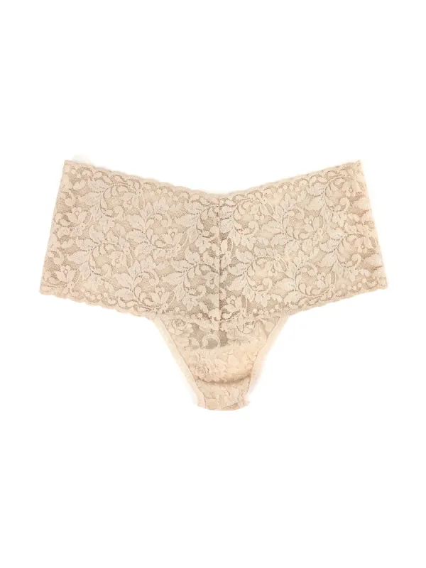 Retro Lace Thong Chai sold by Hanky Panky