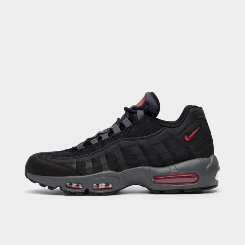 Nike Air Max 95 Black / University Red - Dark Grey sold by JD Sports