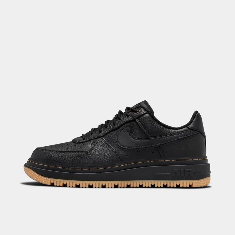 Nike Air Force 1 Low Luxe Black / Bucktan - Gum Yellow sold by JD Sports