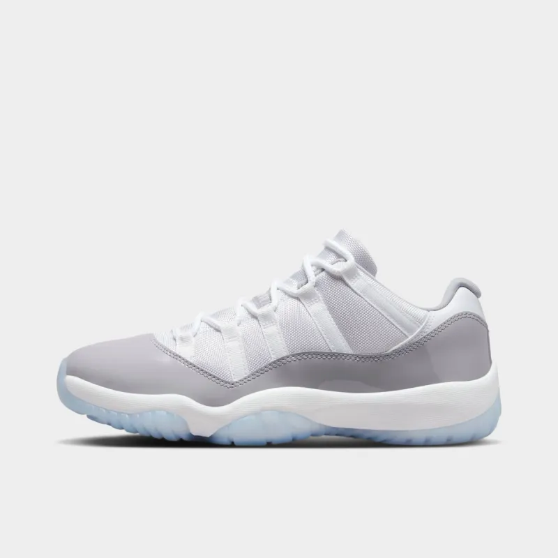Jordan 11 Retro Low White / University Blue - Cement Grey sold by JD Sports